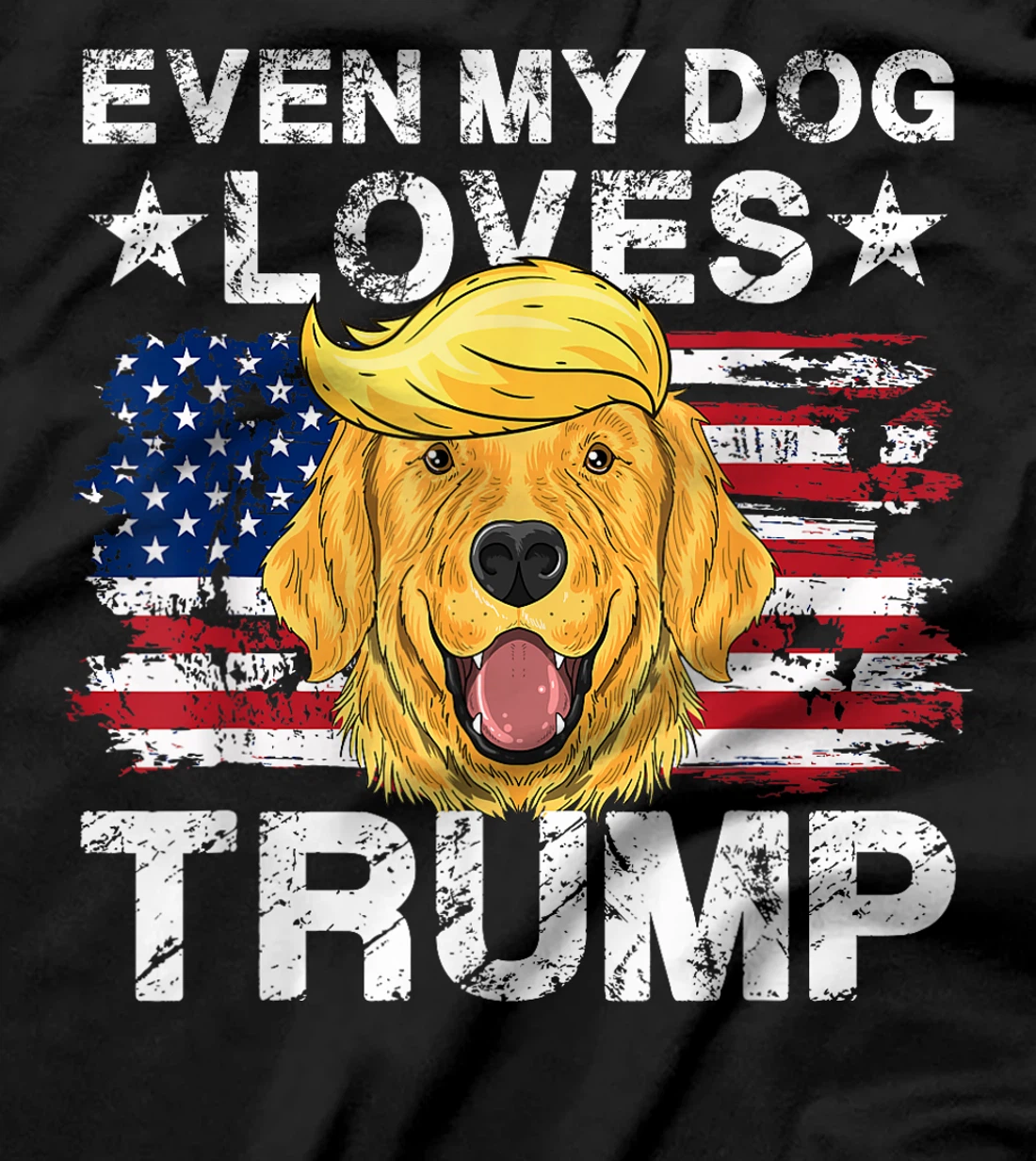 Even My Dog Loves Trump 2024 Supporter Vote T-Shirt