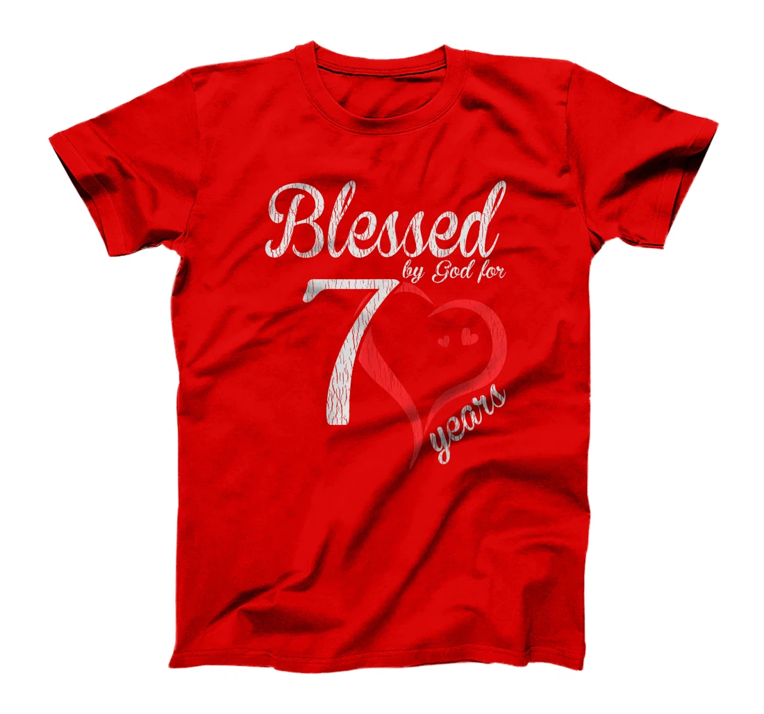 Vintage 70th Birthday Blessed By God, Happy Birthday Gift T-Shirt