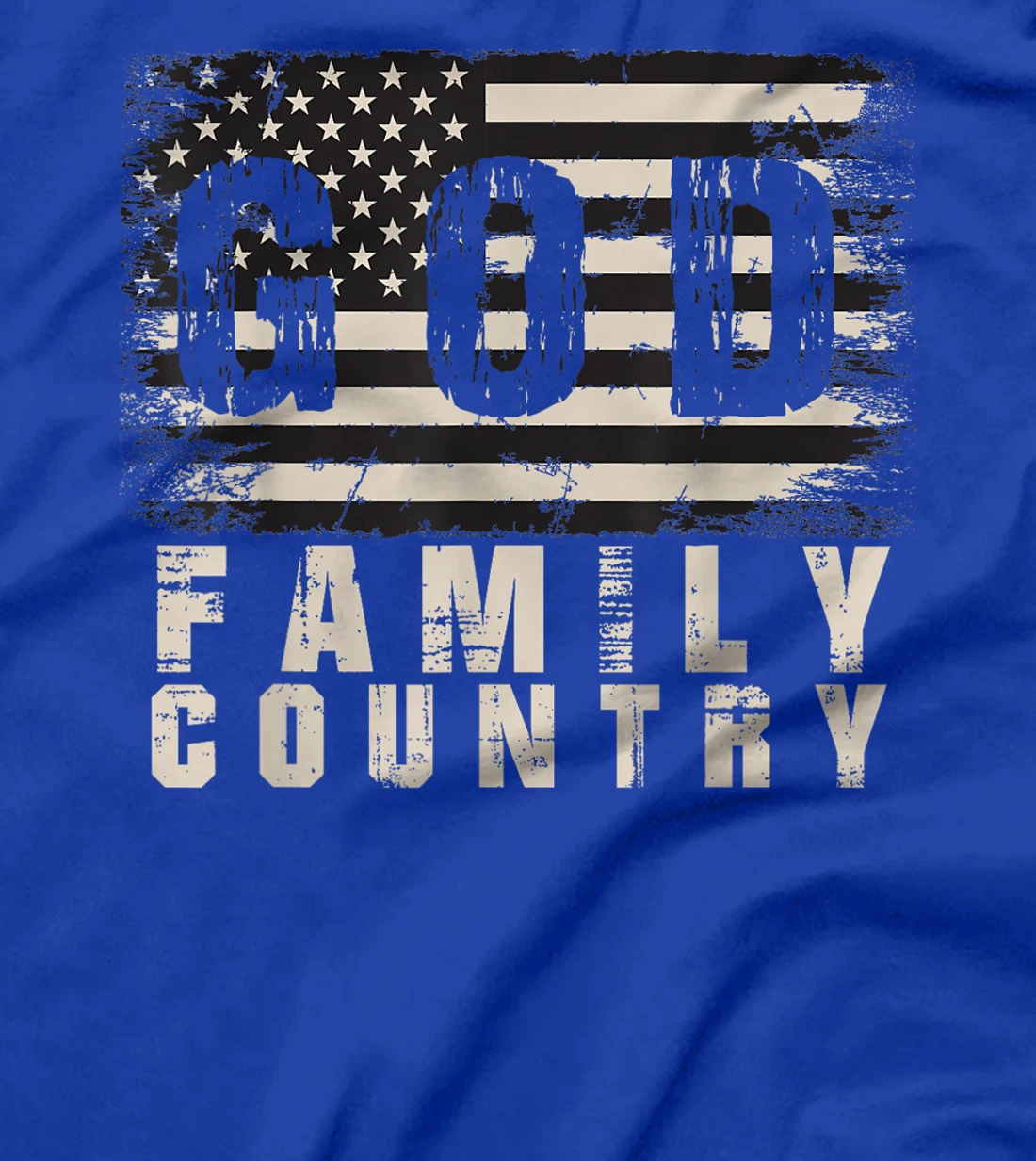 God Family Country Patriotic Proud Soldier USA Memorial Day T-Shirt