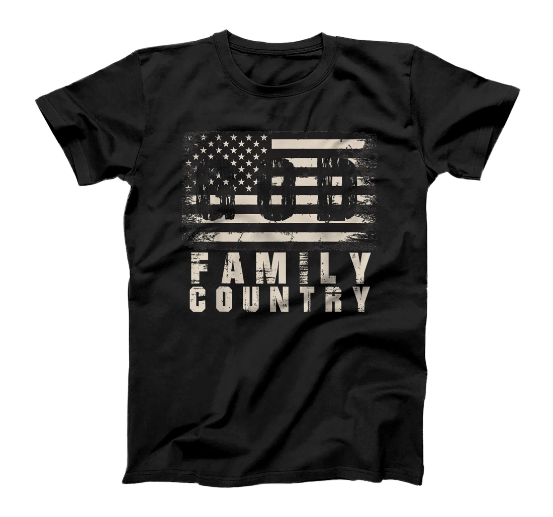 God Family Country Patriotic Proud Soldier USA Memorial Day T-Shirt