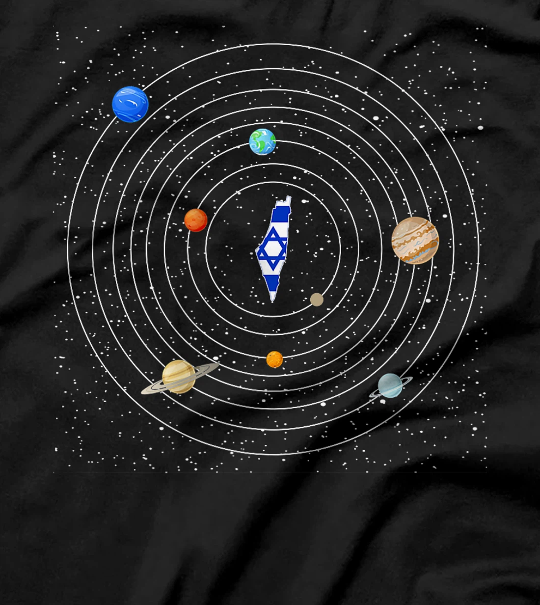 Israel Flag Map - Israel Country Premium T-Shirt