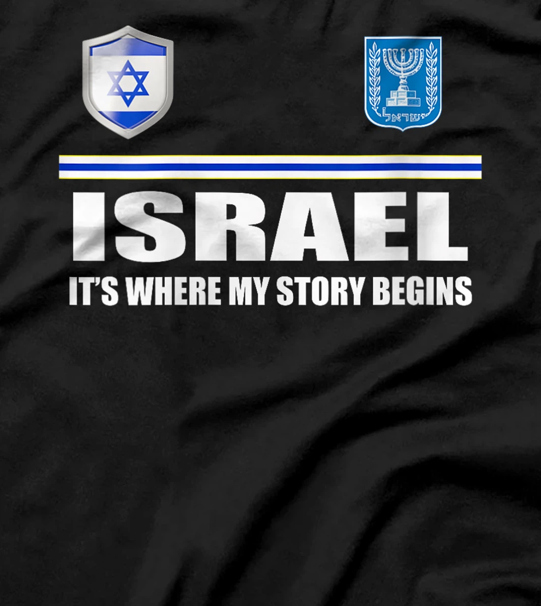 Womens Israel Flag Map - Israel Country T-Shirt