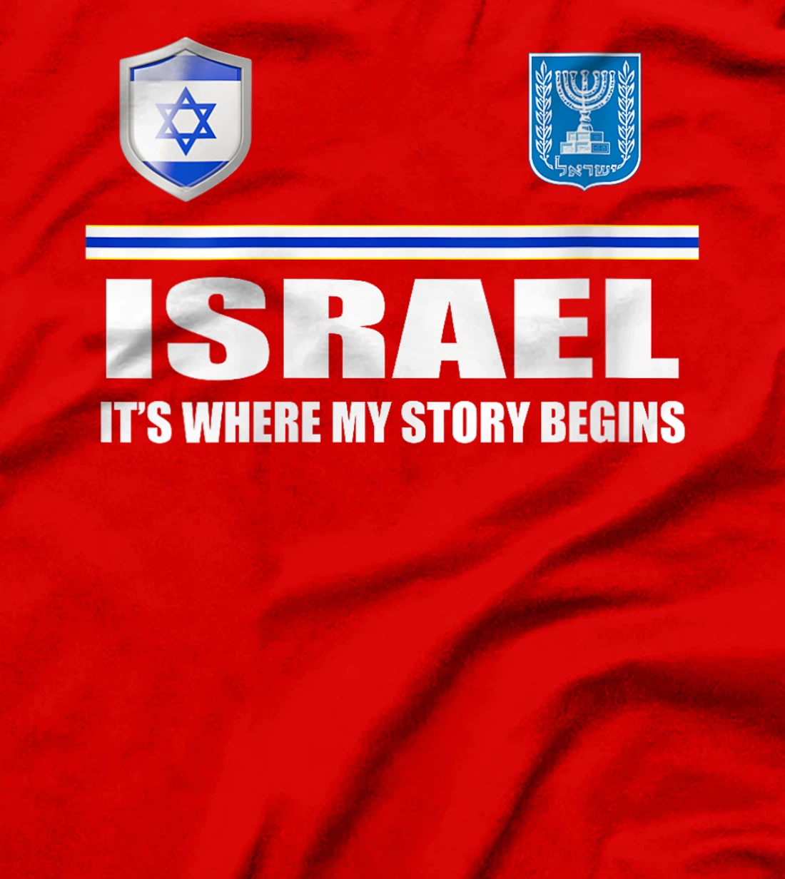 Womens Israel Flag Map - Israel Country T-Shirt