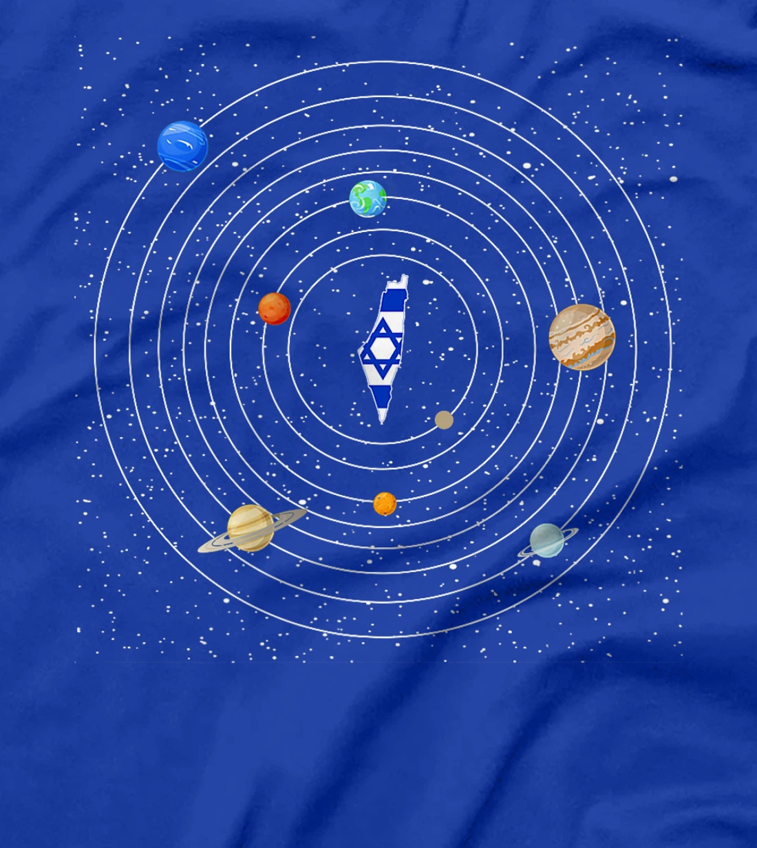 Israel Flag Map - Israel Country Premium T-Shirt