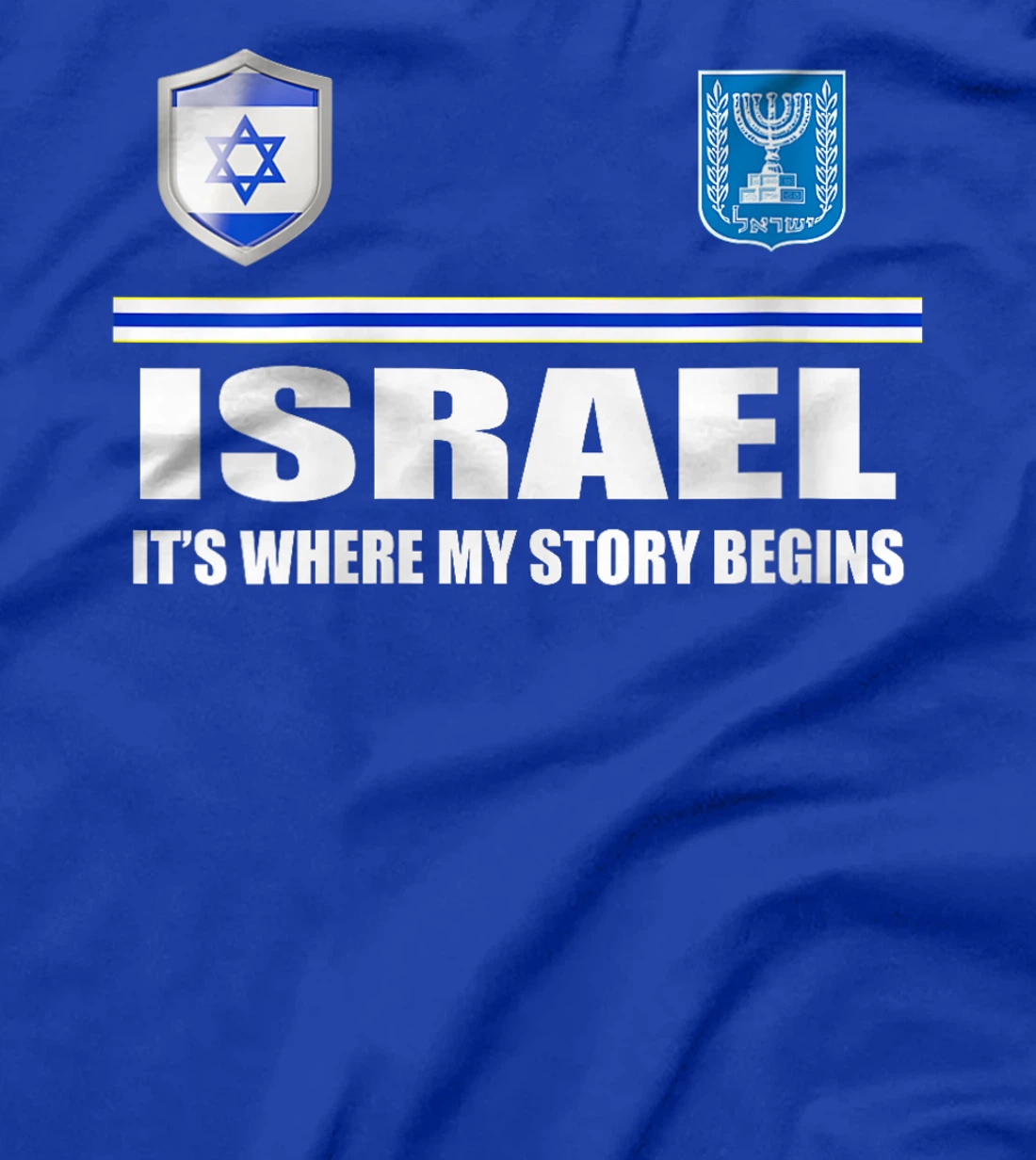 Womens Israel Flag Map - Israel Country T-Shirt