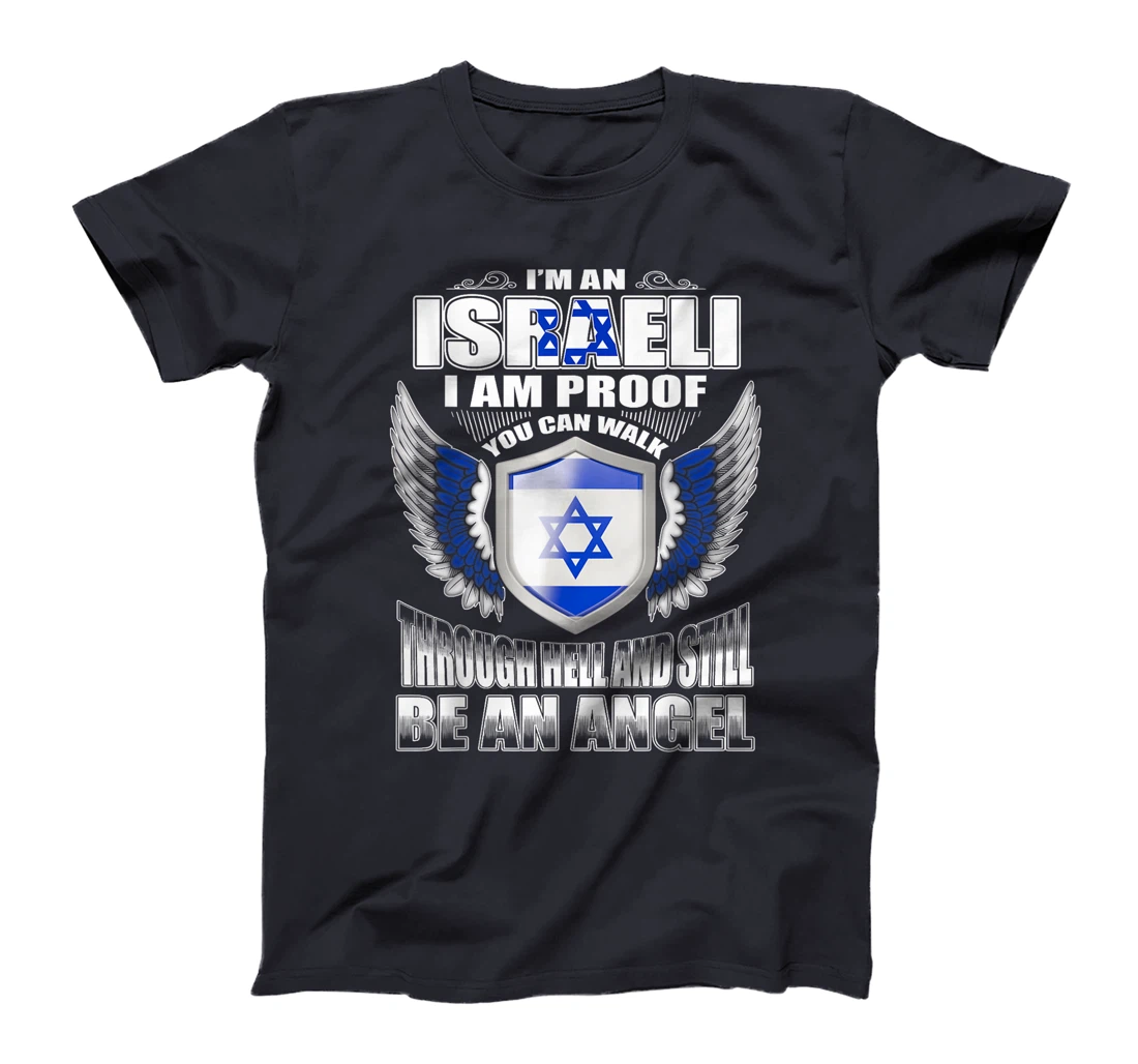 Israel Flag Map - Israel Country T-Shirt