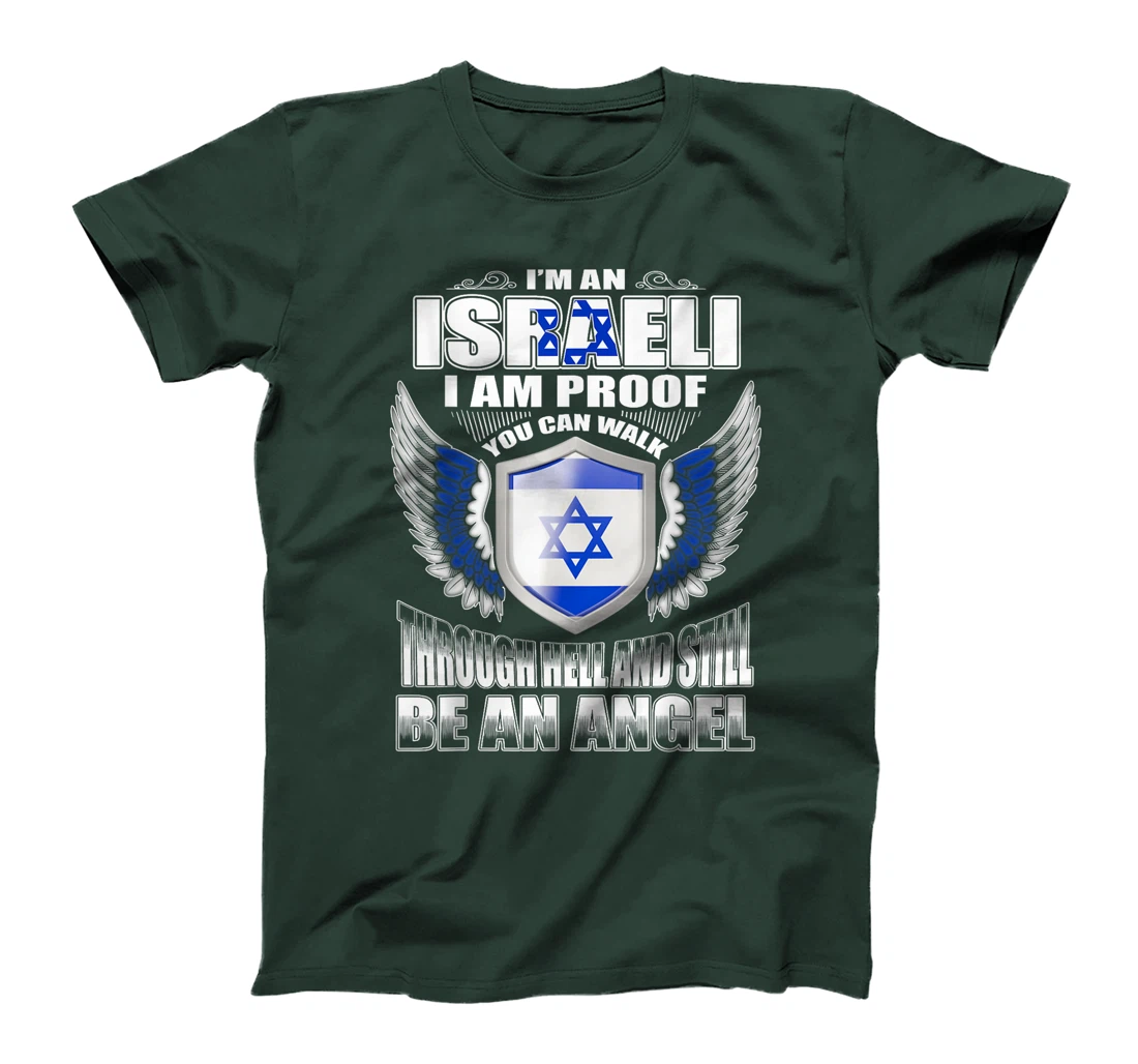 Israel Flag Map - Israel Country T-Shirt