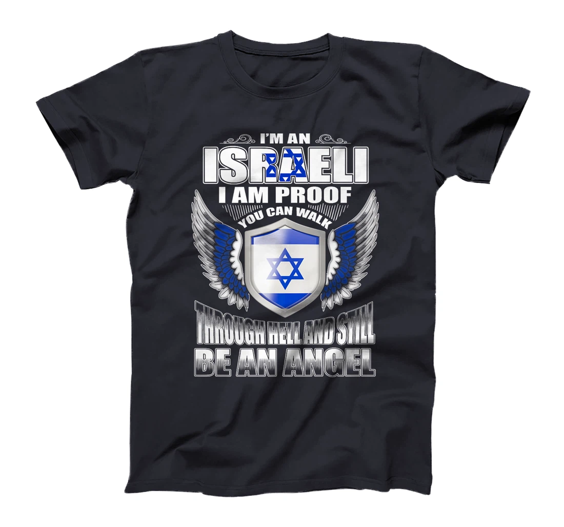 Israel Flag Map - Israel Country Premium T-Shirt