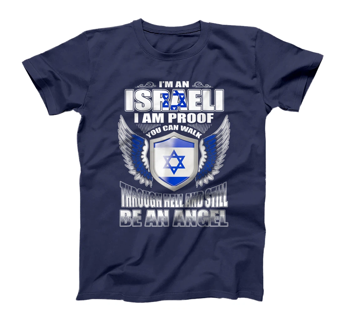 Israel Flag Map - Israel Country T-Shirt