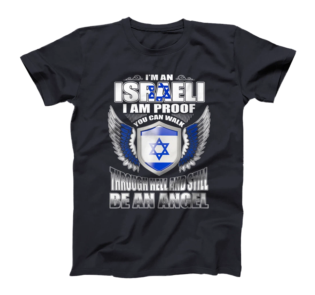 Womens Israel Flag Map - Israel Country T-Shirt