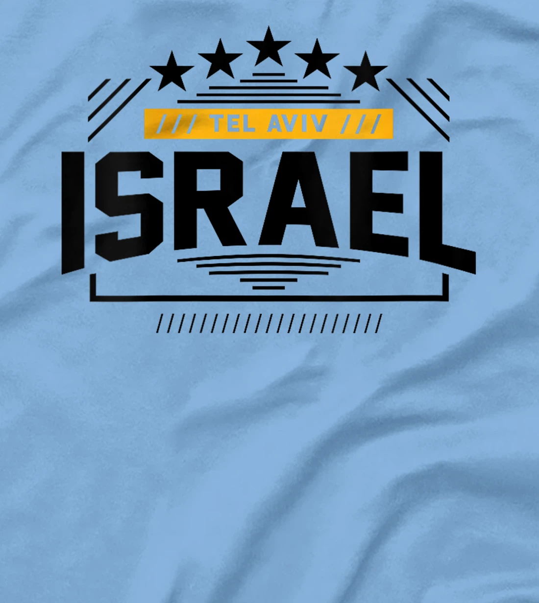 Womens Israel Tel Avivv Famous Israelian City Landmarks Israeli Art T-Shirt