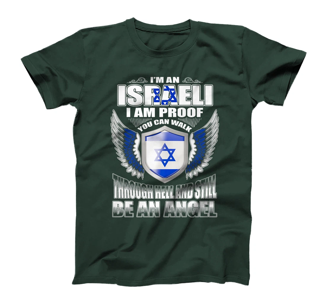 Israel Flag Map - Israel Country Premium T-Shirt