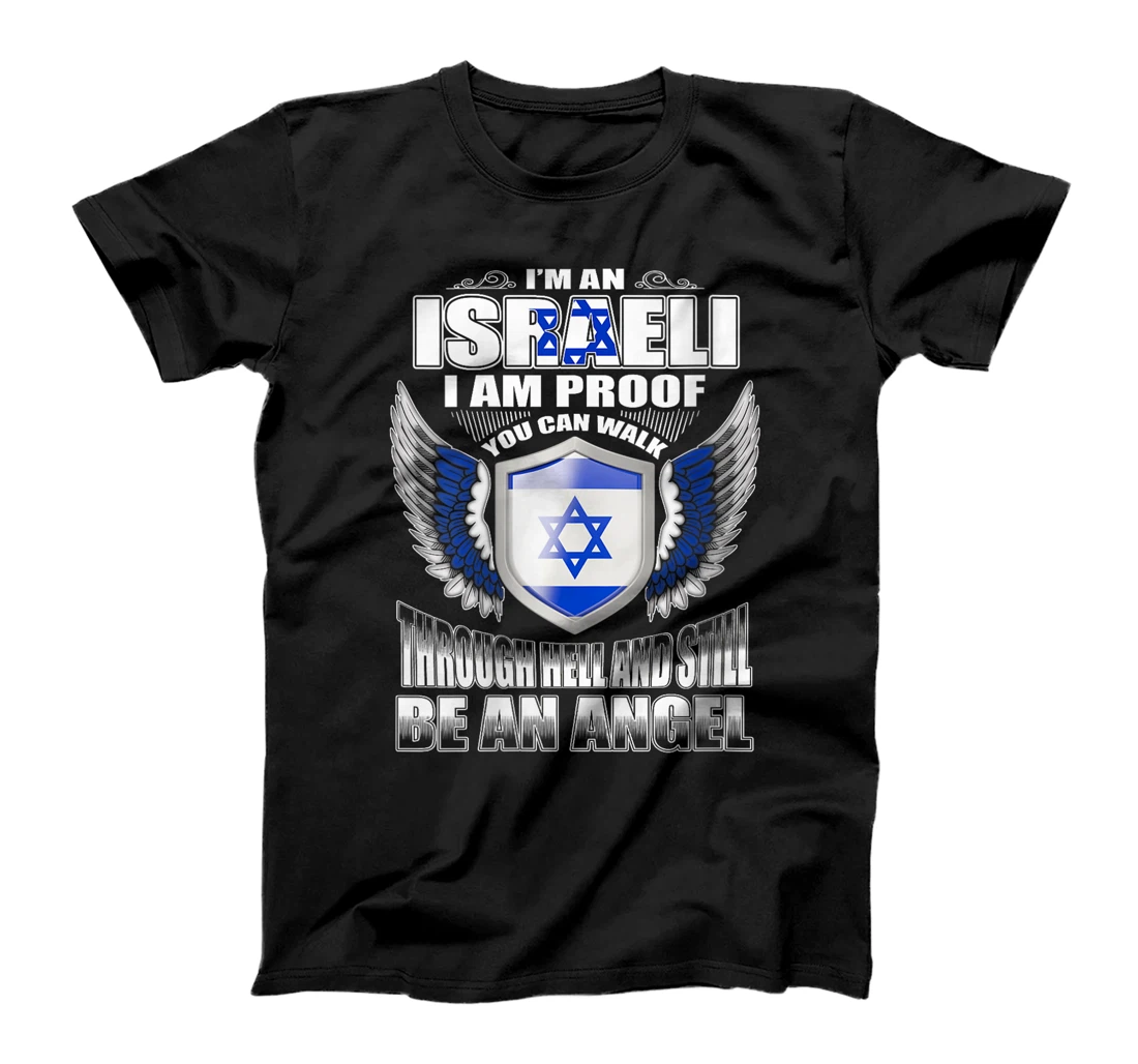Womens Israel Flag Map - Israel Country T-Shirt