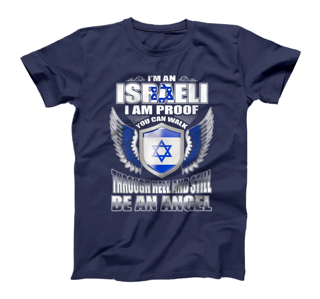 Womens Israel Flag Map - Israel Country T-Shirt