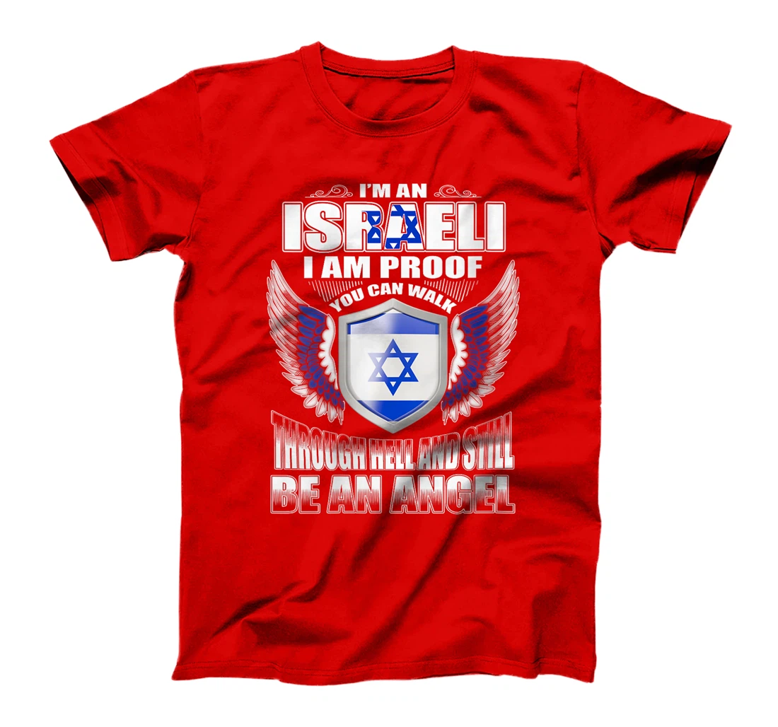 Womens Israel Flag Map - Israel Country T-Shirt