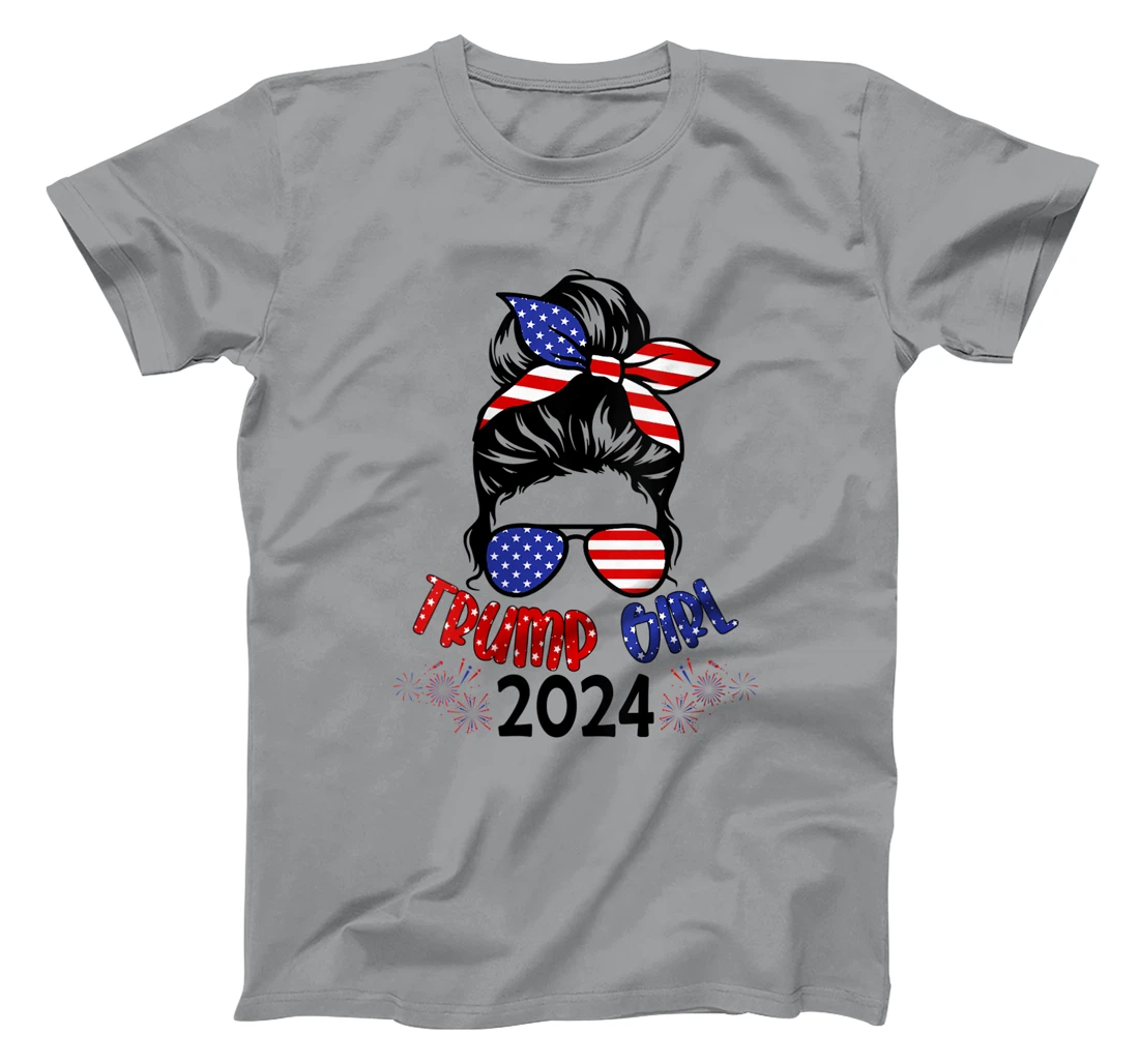 Womens Women Yes I'm A Trump Girl Get Over It - Trump 2024 Election T-Shirt
