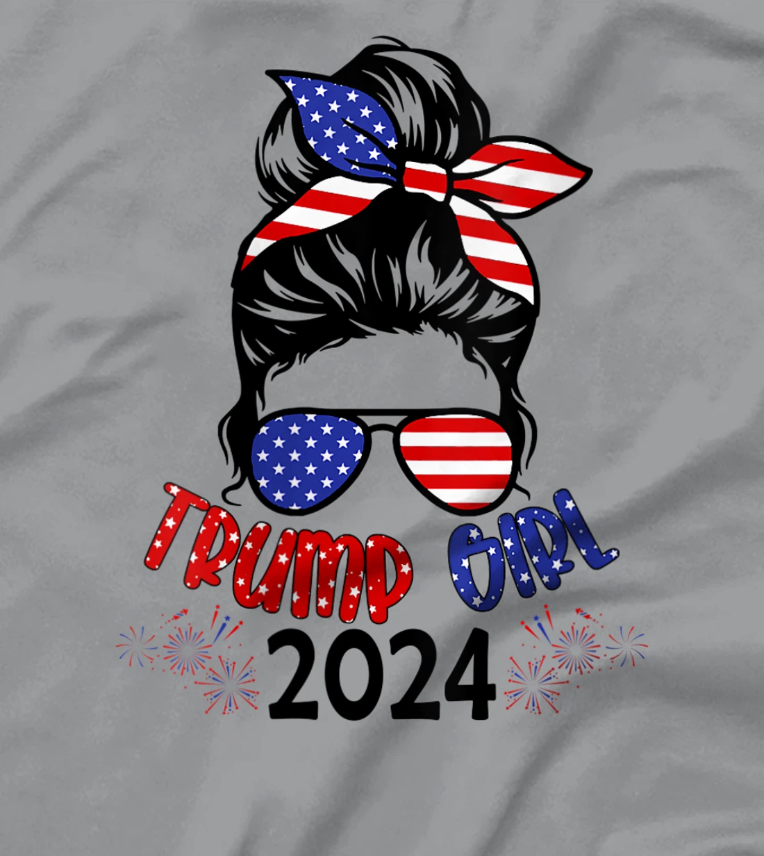 Womens Women Yes I'm A Trump Girl Get Over It - Trump 2024 Election T-Shirt