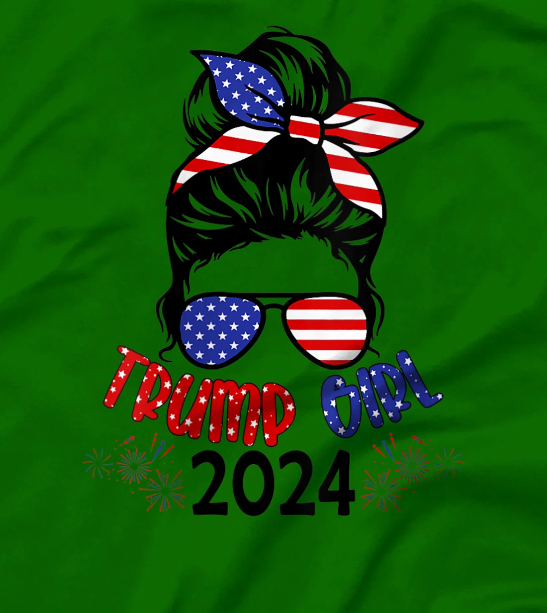 Womens Women Yes I'm A Trump Girl Get Over It - Trump 2024 Election T-Shirt