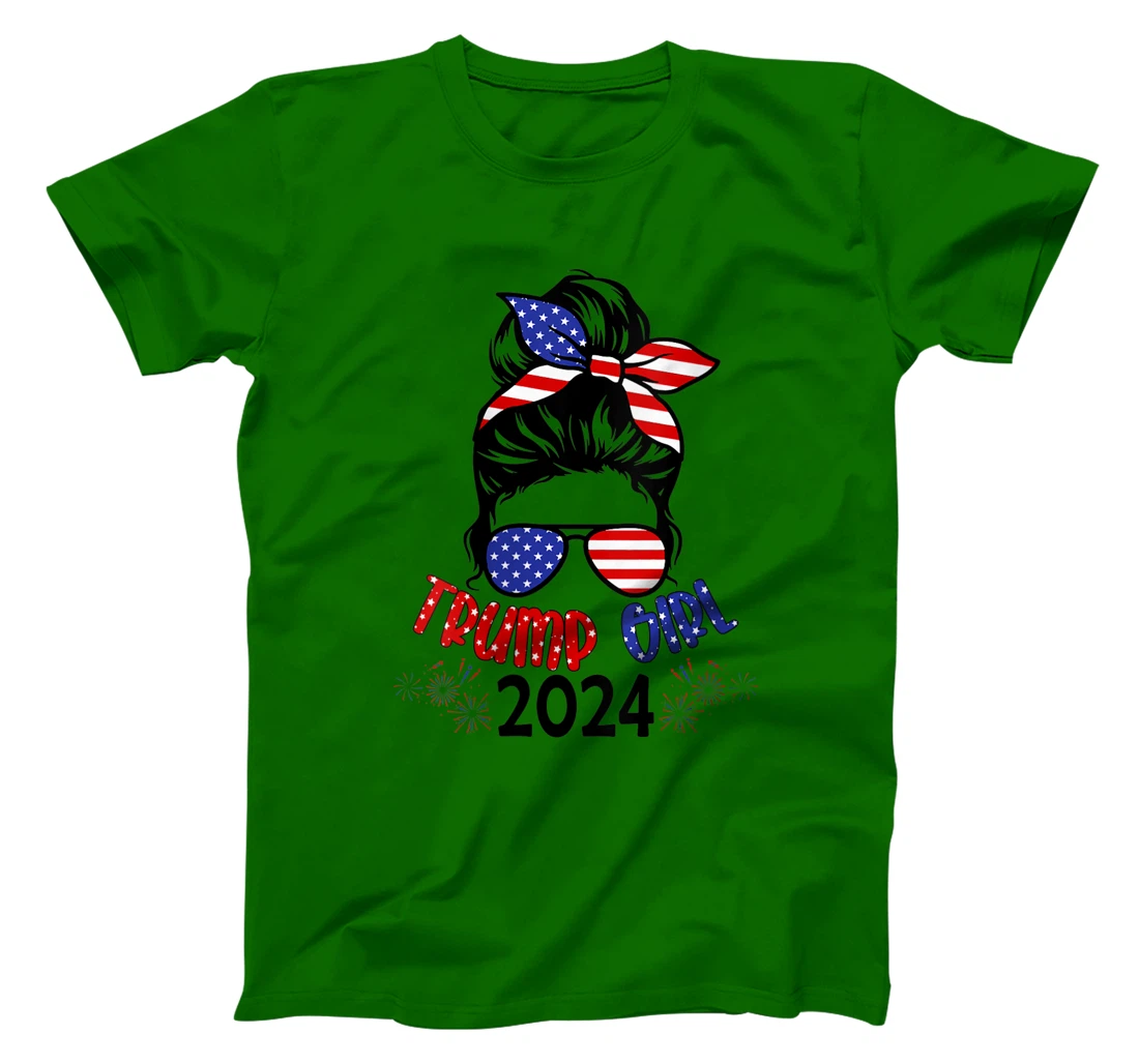 Womens Women Yes I'm A Trump Girl Get Over It - Trump 2024 Election T-Shirt