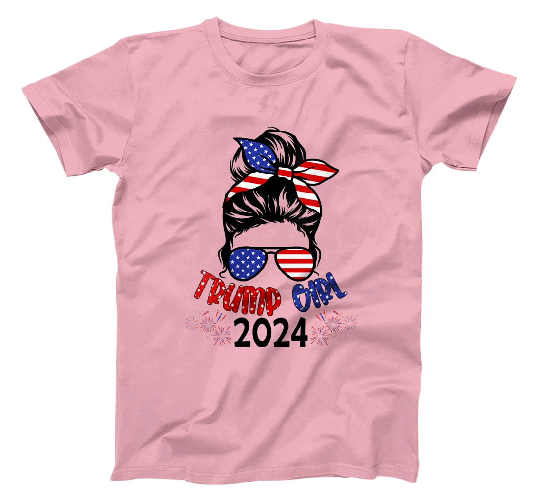 Womens Women Yes I'm A Trump Girl Get Over It - Trump 2024 Election T-Shirt