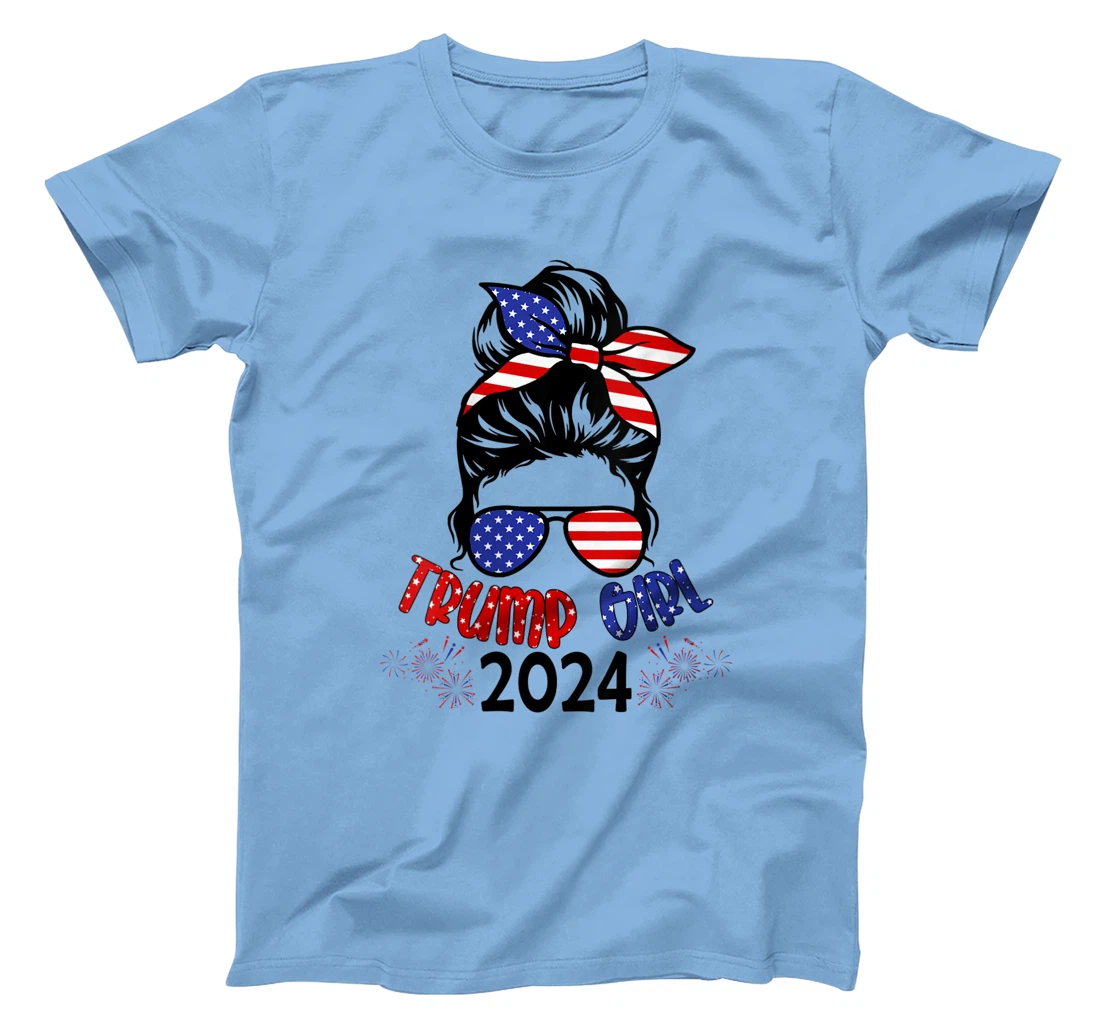 Womens Women Yes I'm A Trump Girl Get Over It - Trump 2024 Election T-Shirt