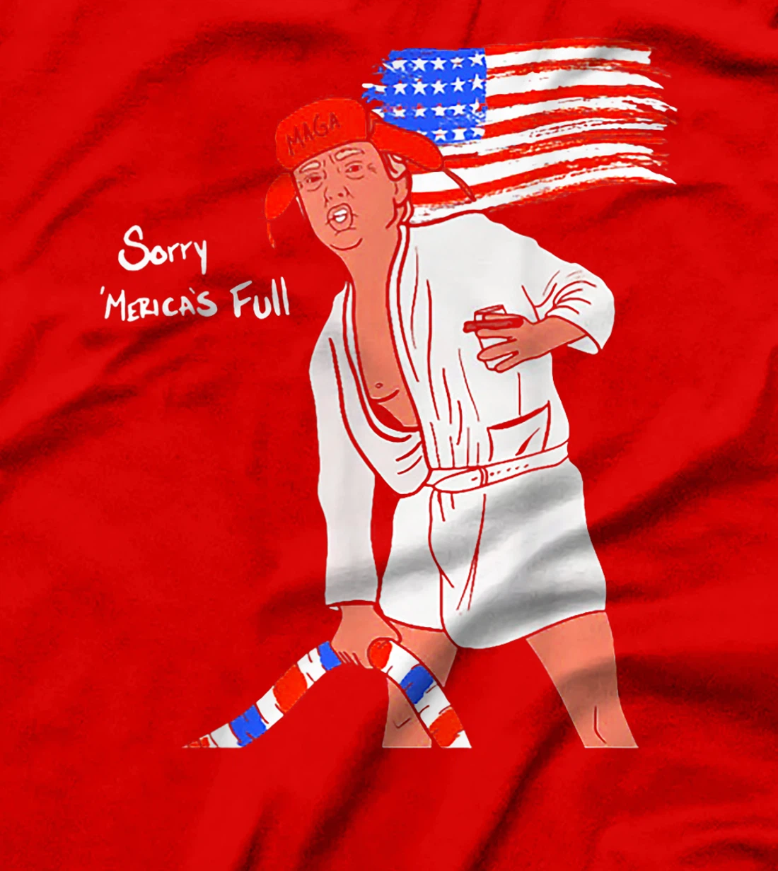 Sorry Mericas Full Trump Maga T-Shirt