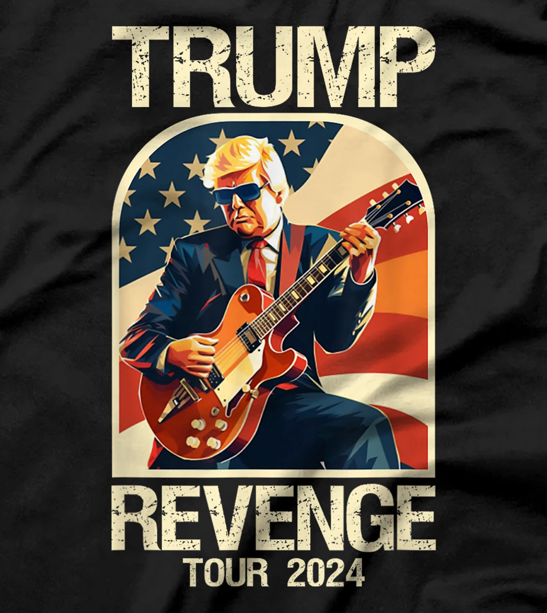 Trump Revenge Tour 2024 Shirt Funny Political Election 2024 T-Shirt