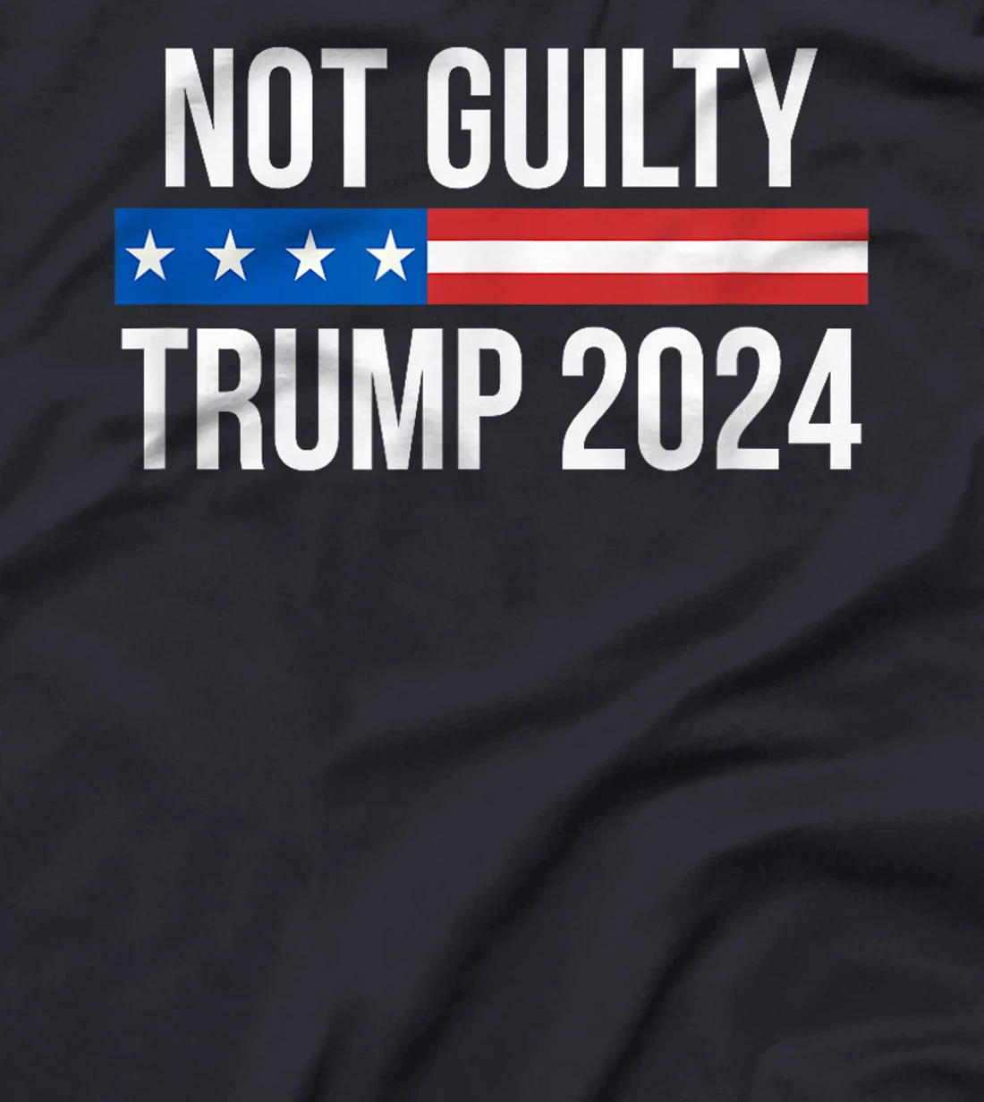 Not Guilty - Trump 2024 - T-Shirt