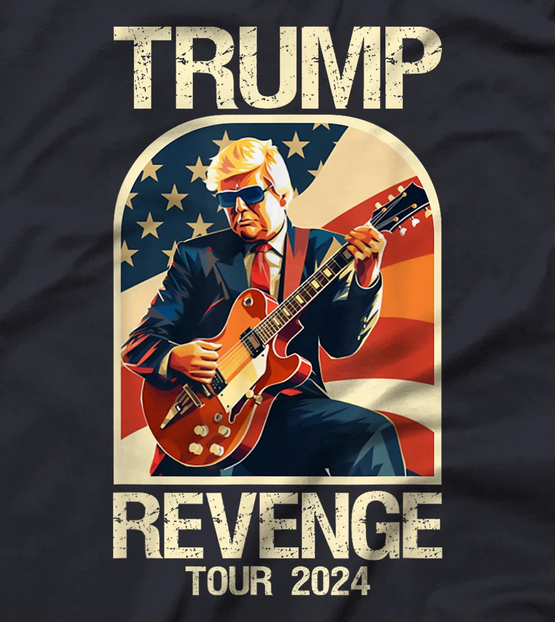 Trump Revenge Tour 2024 Shirt Funny Political Election 2024 T-Shirt