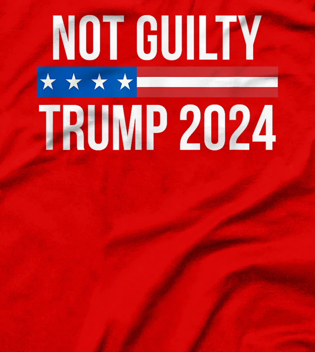 Not Guilty - Trump 2024 - T-Shirt
