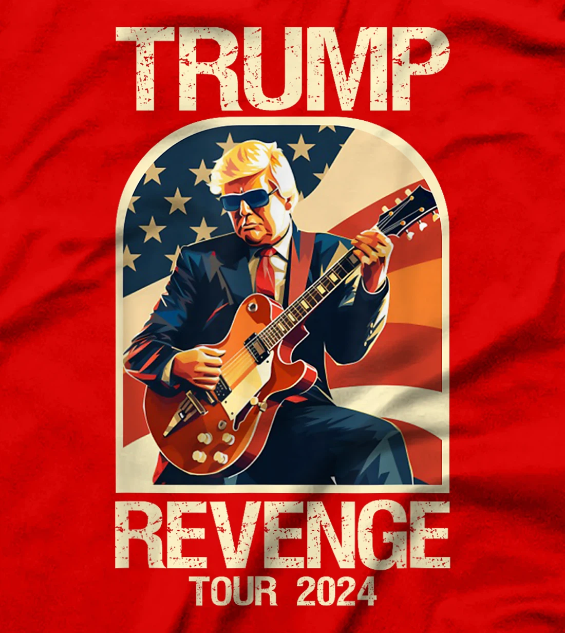 Trump Revenge Tour 2024 Shirt Funny Political Election 2024 T-Shirt