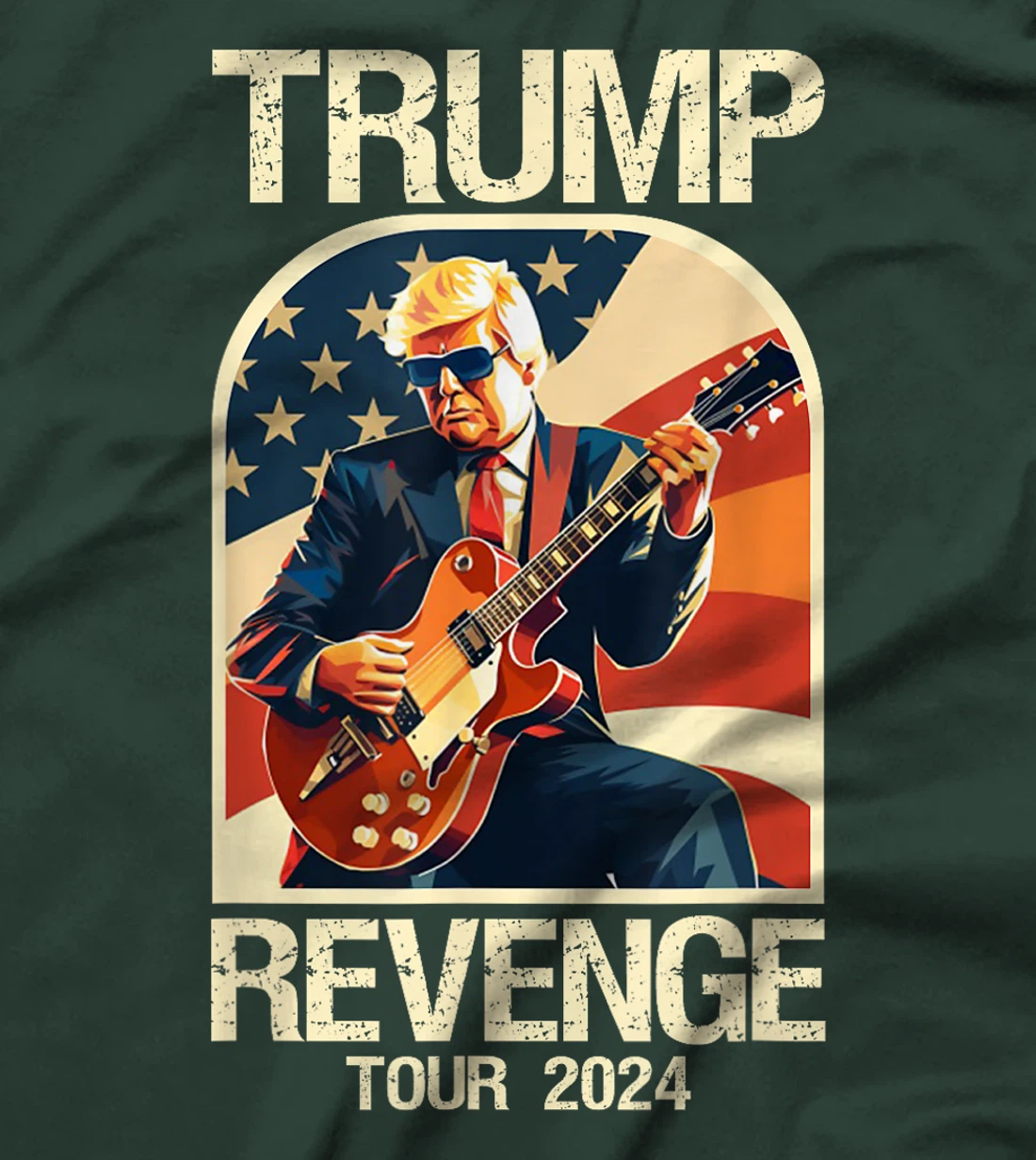 Trump Revenge Tour 2024 Shirt Funny Political Election 2024 T-Shirt