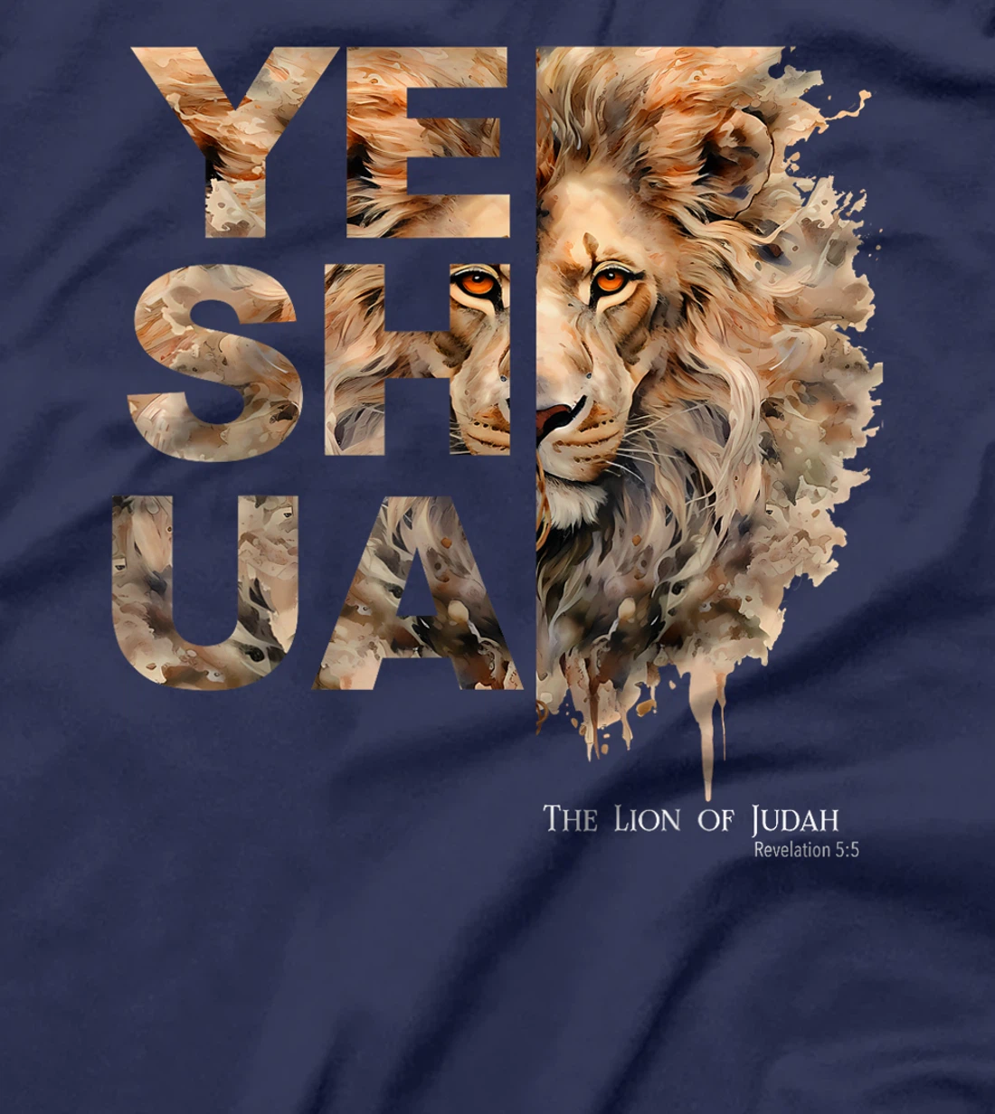 Yeshua, Lion of Judah, Jesus, God, Bible Verse, Revelation T-Shirt
