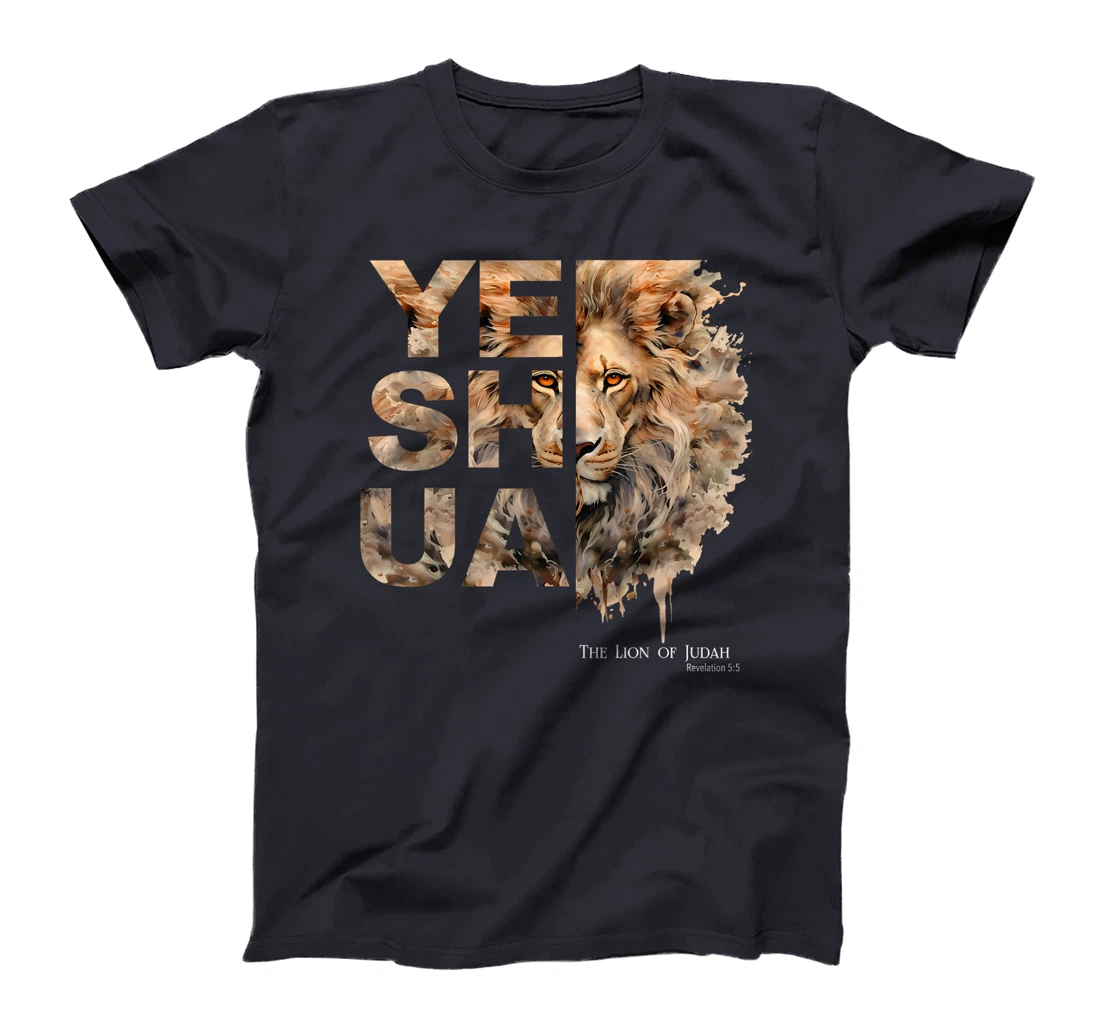 Yeshua, Lion of Judah, Jesus, God, Bible Verse, Revelation T-Shirt