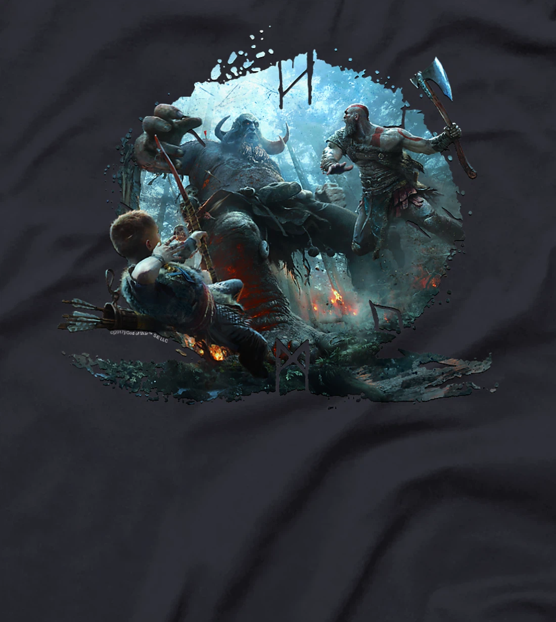 God of War Troll Hunters T-Shirt