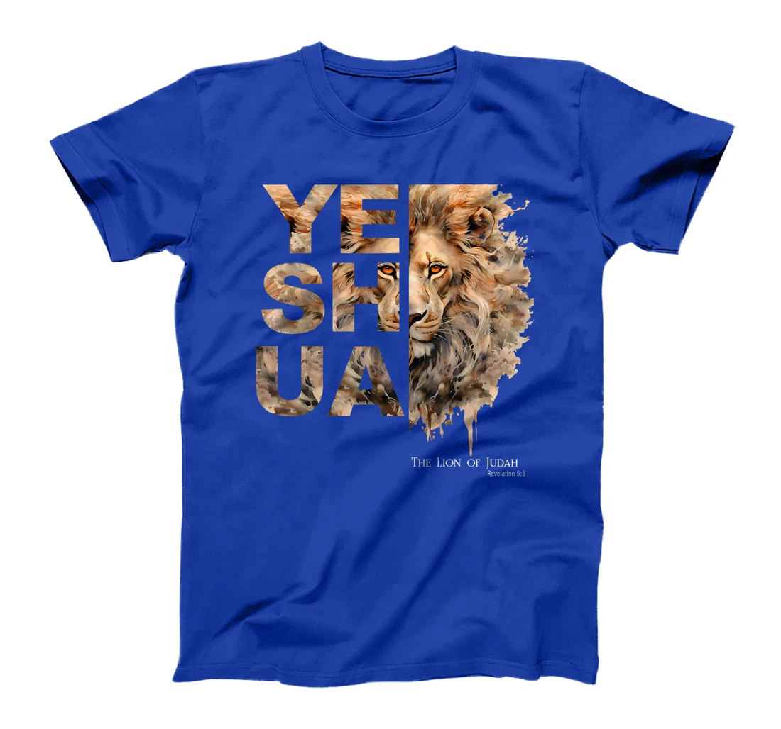 Yeshua, Lion of Judah, Jesus, God, Bible Verse, Revelation T-Shirt