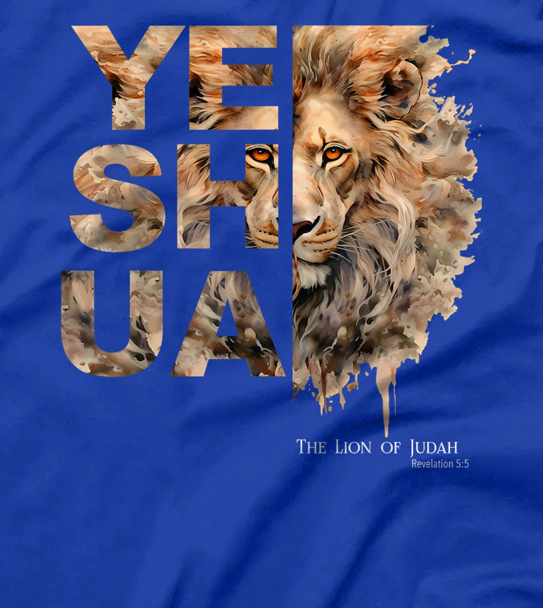 Yeshua, Lion of Judah, Jesus, God, Bible Verse, Revelation T-Shirt