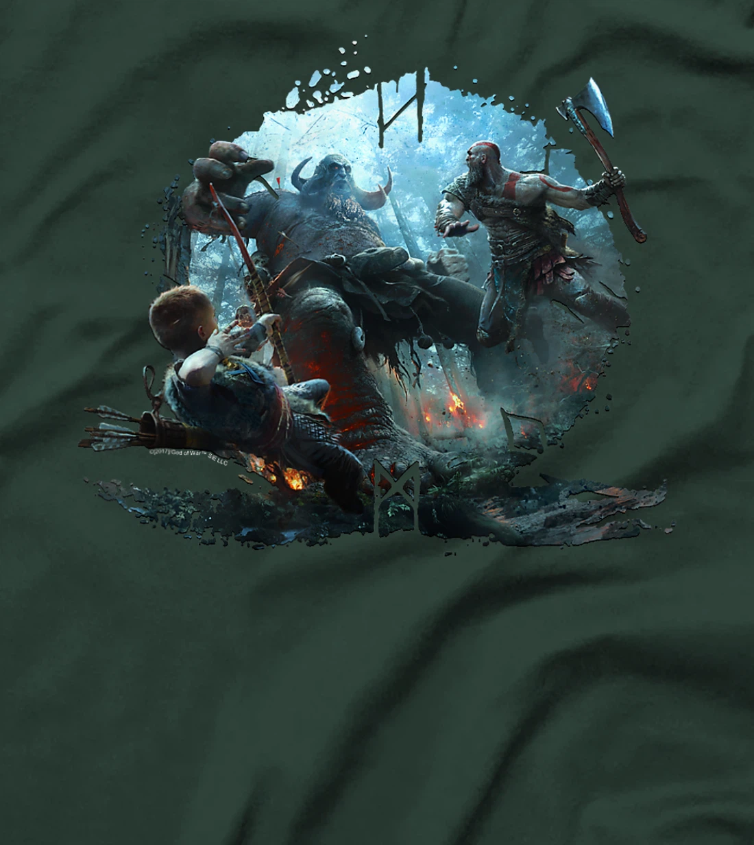 God of War Troll Hunters T-Shirt