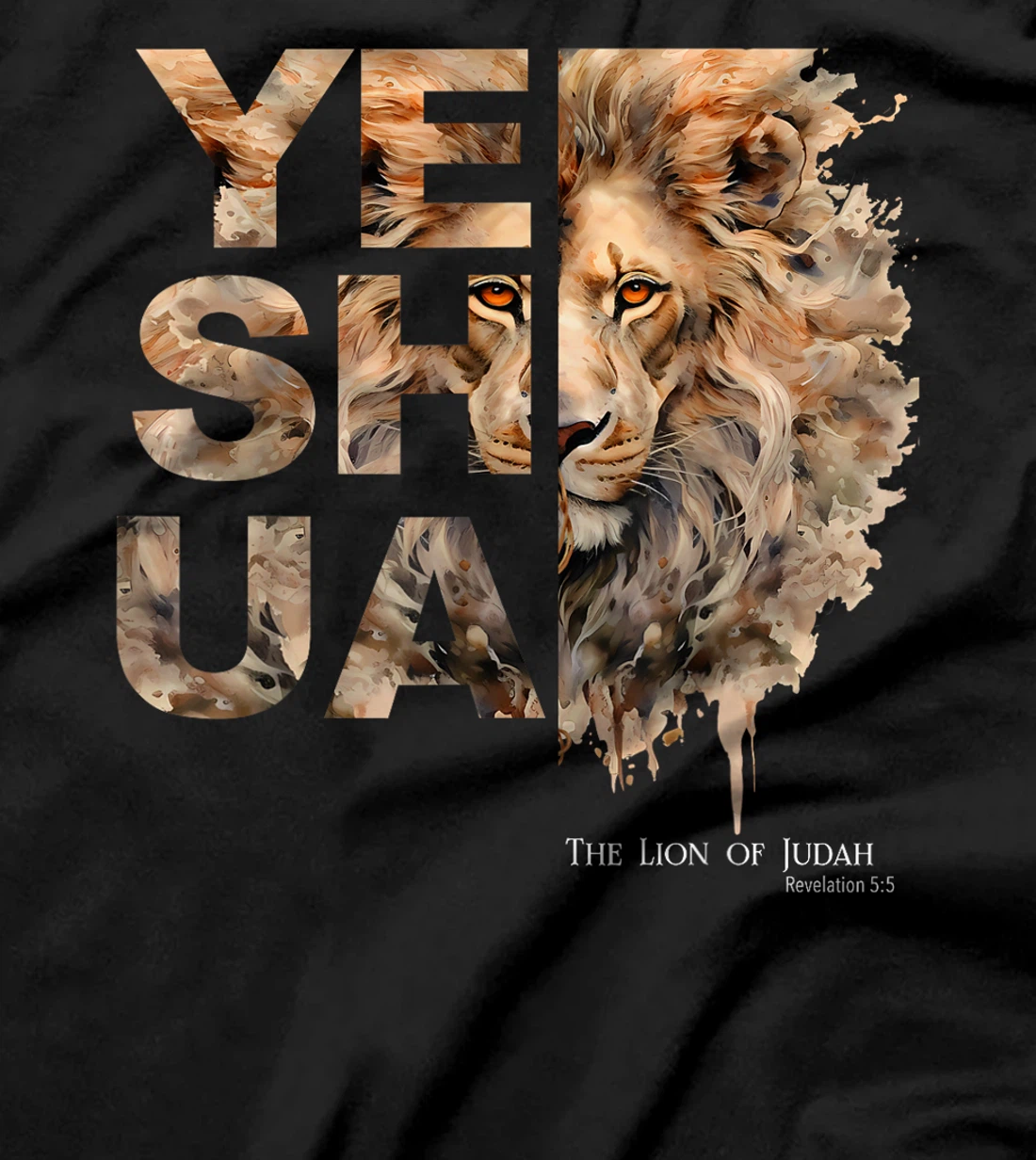 Yeshua, Lion of Judah, Jesus, God, Bible Verse, Revelation T-Shirt