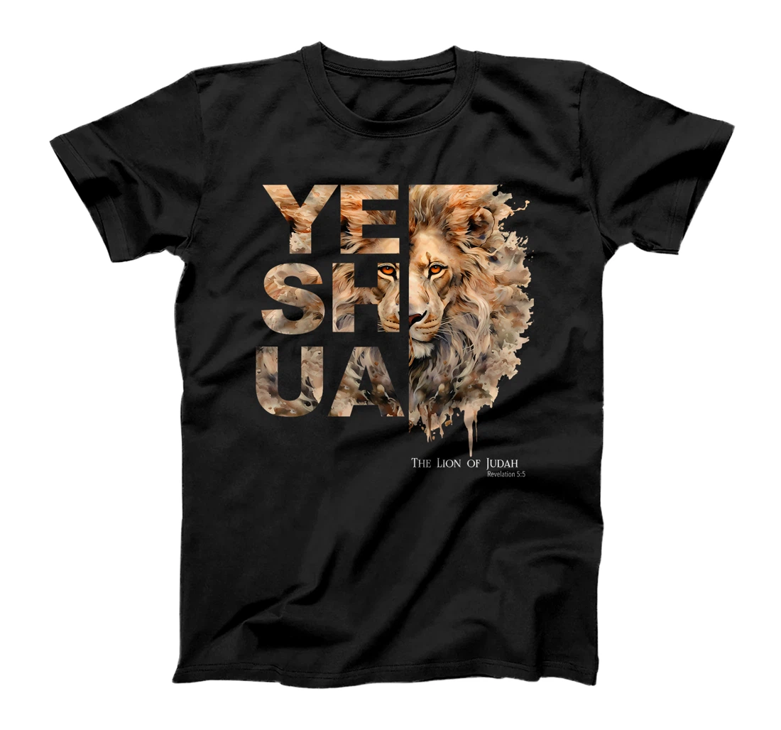 Yeshua, Lion of Judah, Jesus, God, Bible Verse, Revelation T-Shirt