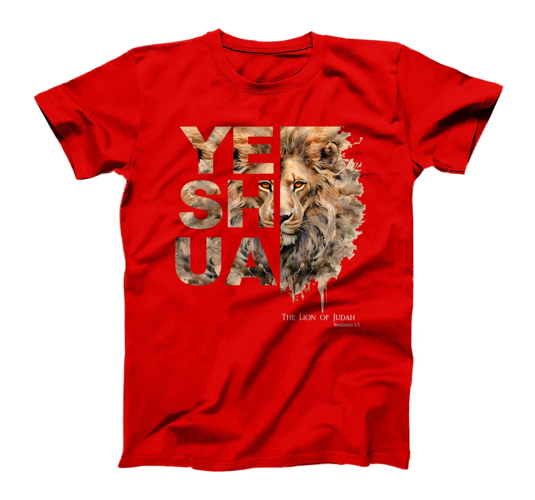 Yeshua, Lion of Judah, Jesus, God, Bible Verse, Revelation T-Shirt