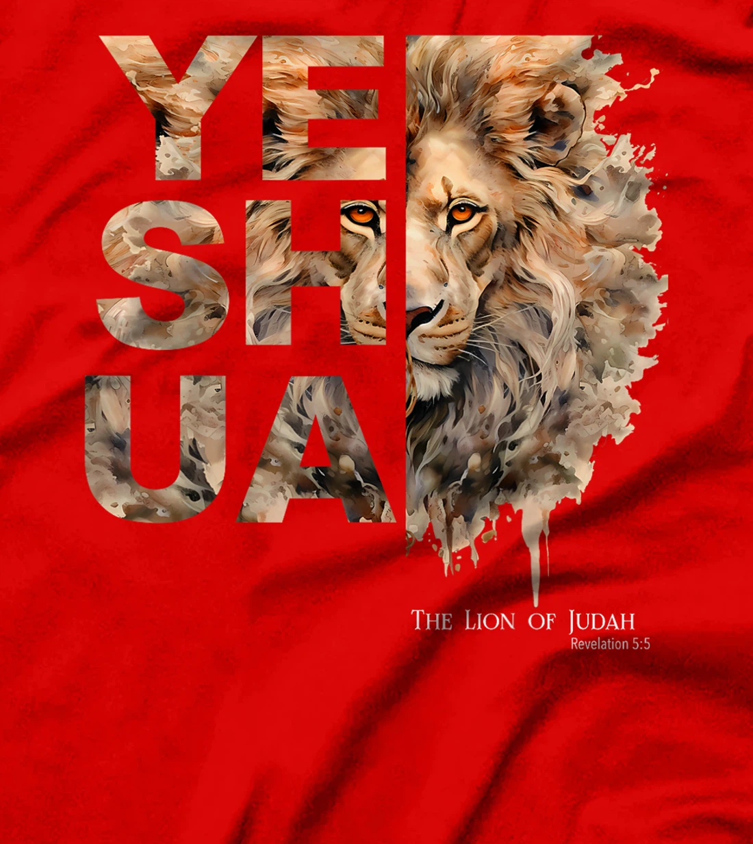 Yeshua, Lion of Judah, Jesus, God, Bible Verse, Revelation T-Shirt
