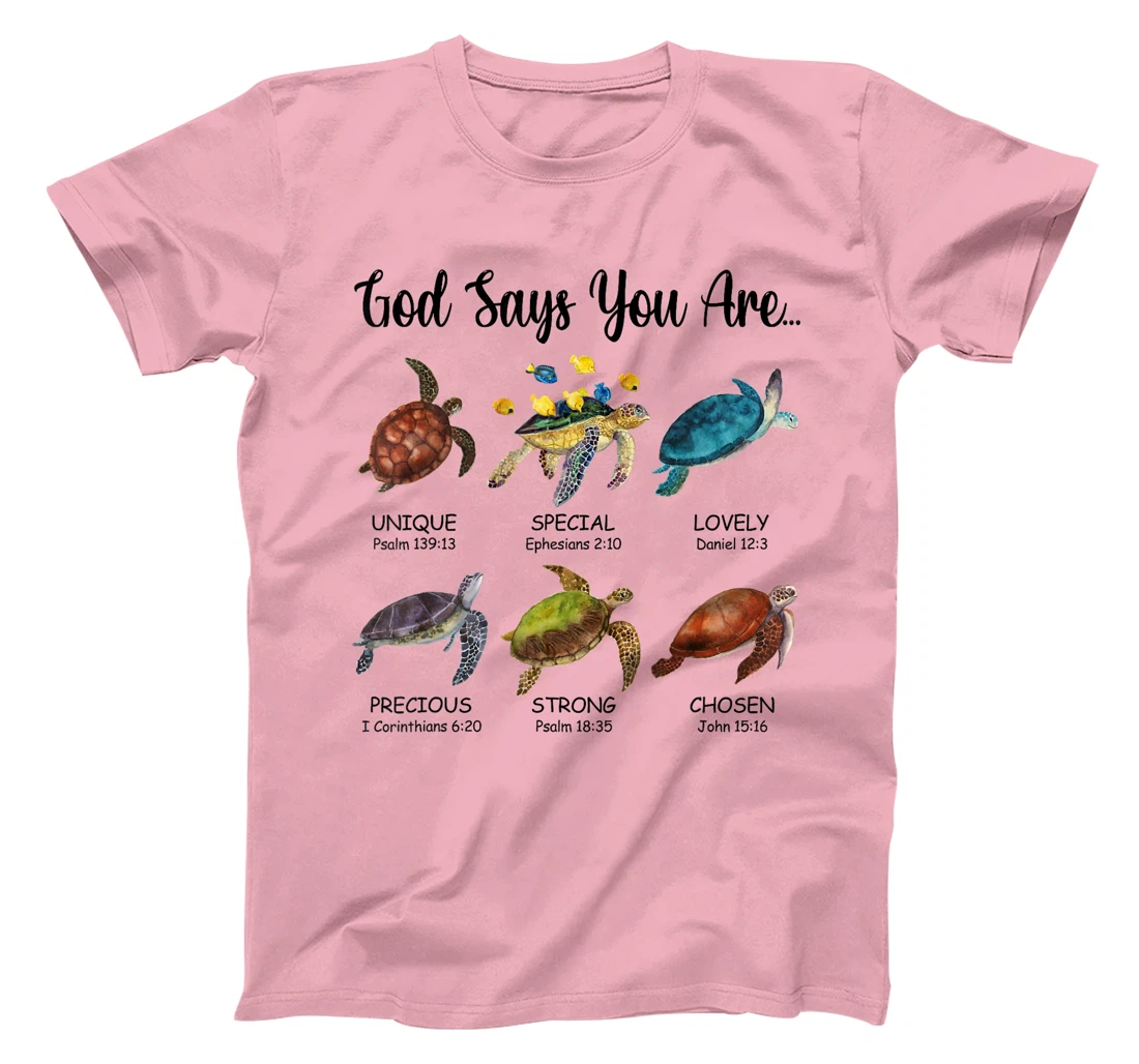 Turtle God Say You Are Religious Jesus Faith Christ T-Shirt