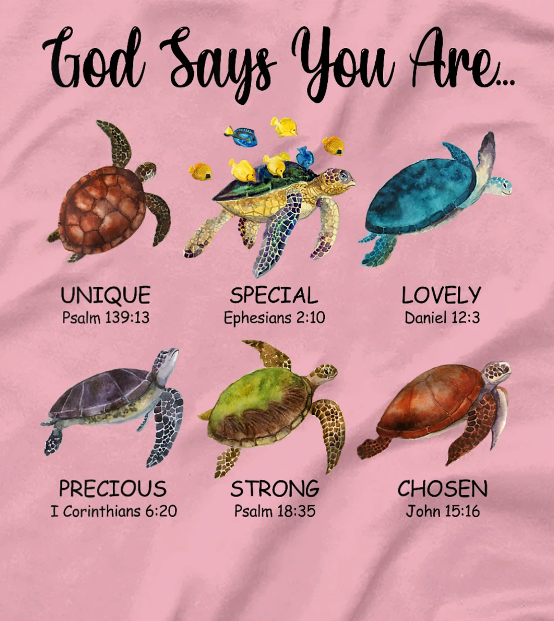 Turtle God Say You Are Religious Jesus Faith Christ T-Shirt