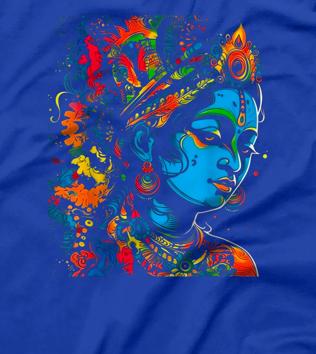 Krishna Hindu Mythology God of Love, Tenderness, Compassion T-Shirt