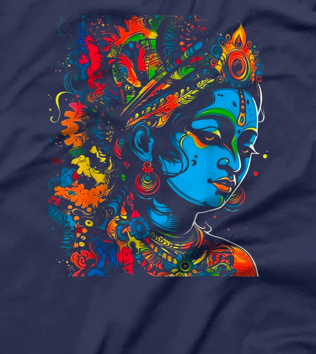Krishna Hindu Mythology God of Love, Tenderness, Compassion T-Shirt