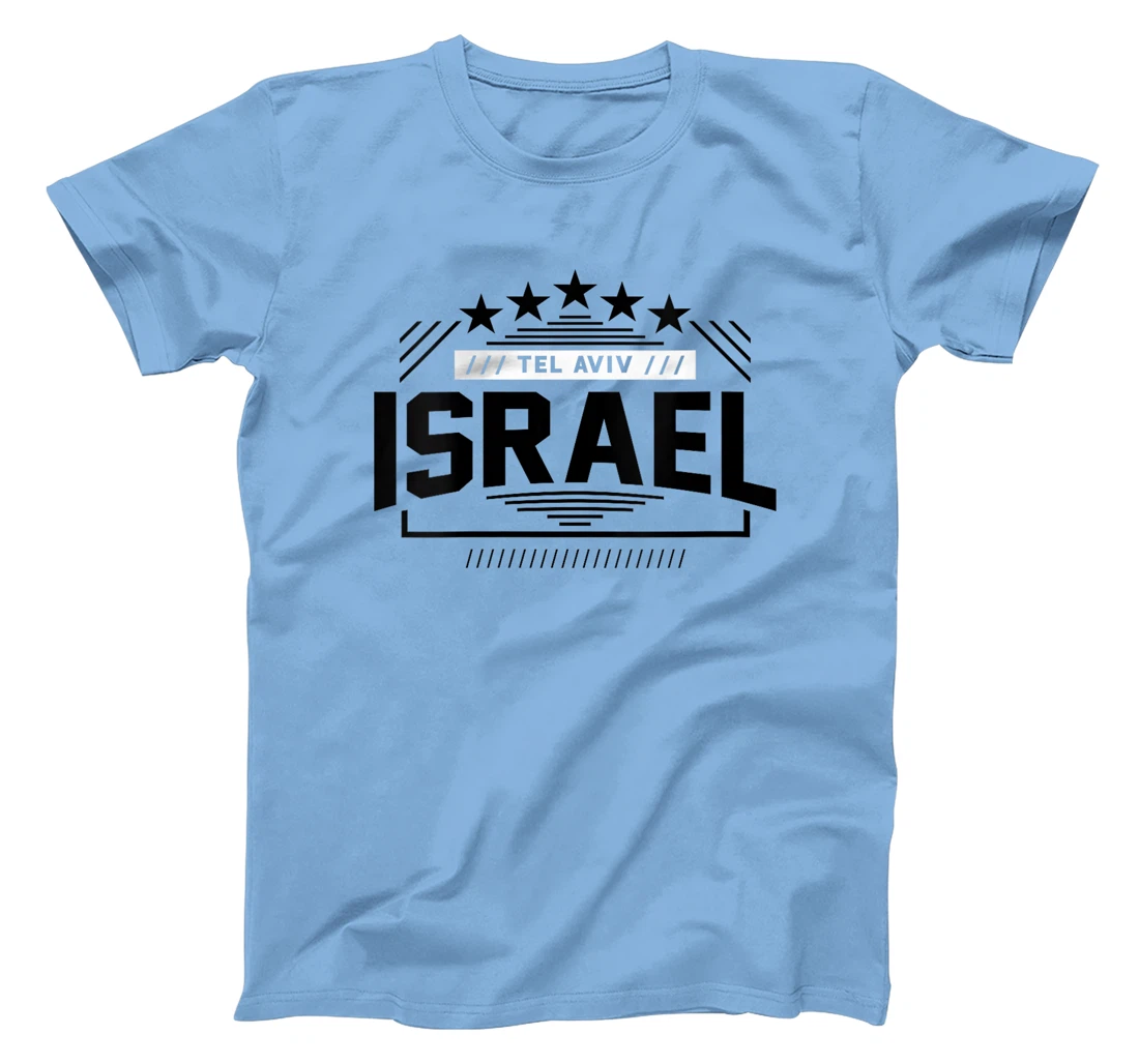 Womens Israel Tel Avivv Famous Israelian City Landmarks Israeli Art T-Shirt