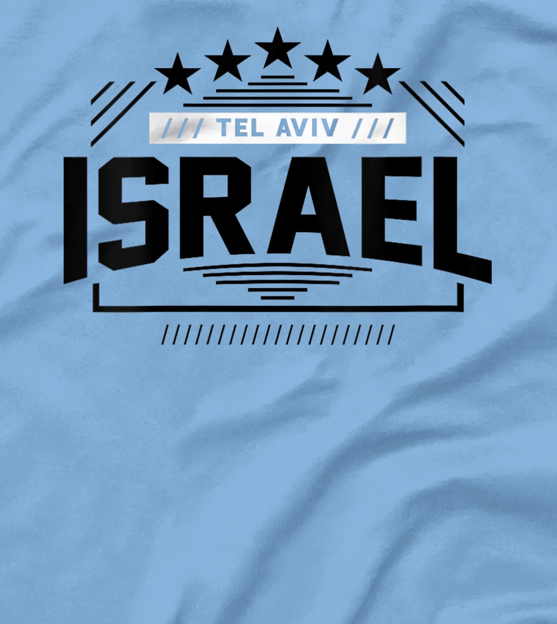 Womens Israel Tel Avivv Famous Israelian City Landmarks Israeli Art T-Shirt