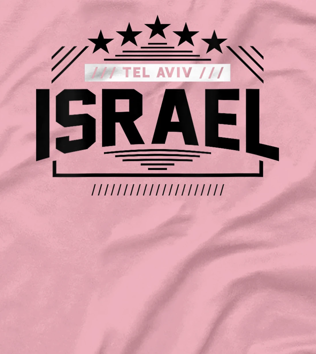 Womens Israel Tel Avivv Famous Israelian City Landmarks Israeli Art T-Shirt