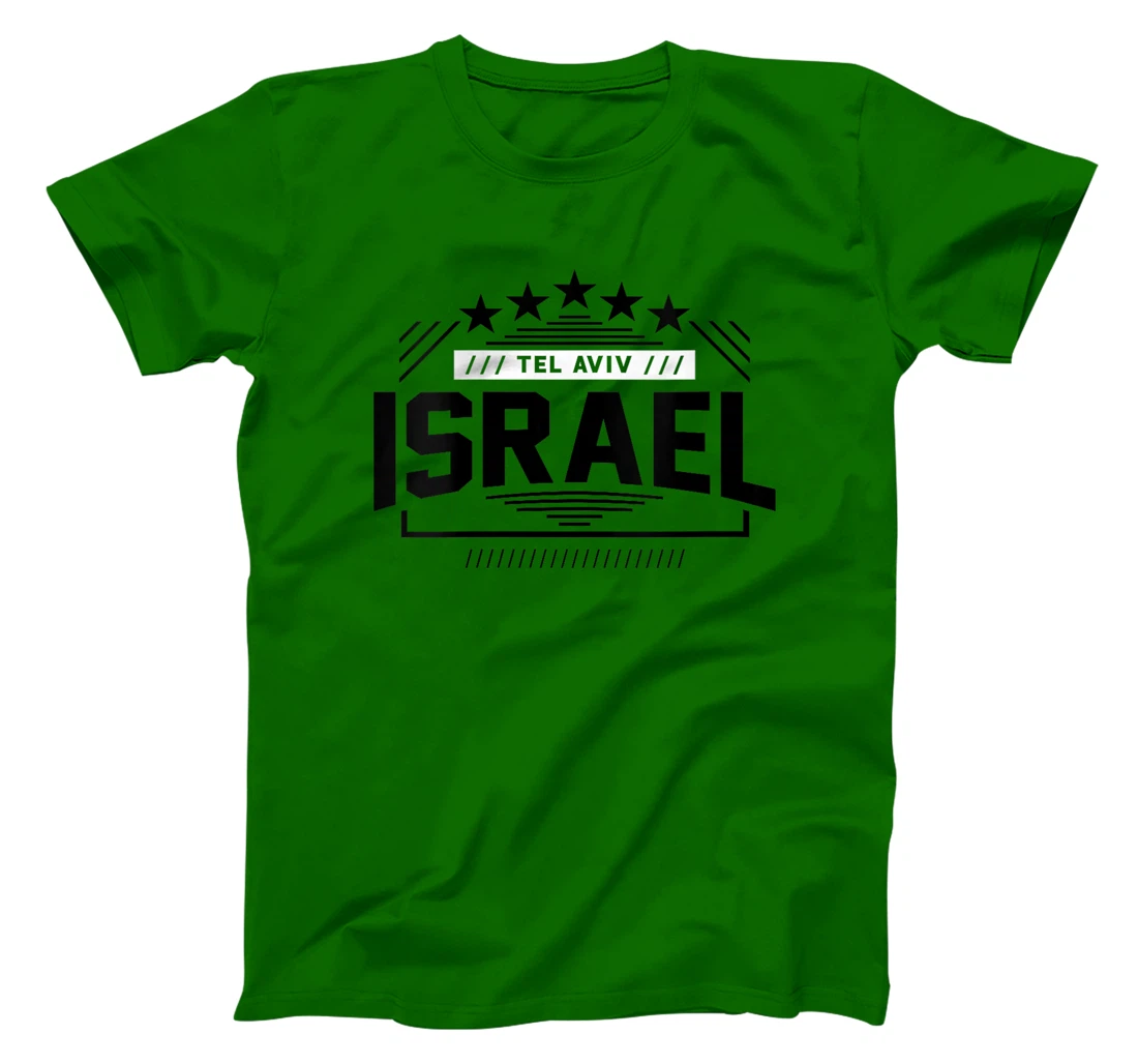 Womens Israel Tel Avivv Famous Israelian City Landmarks Israeli Art T-Shirt